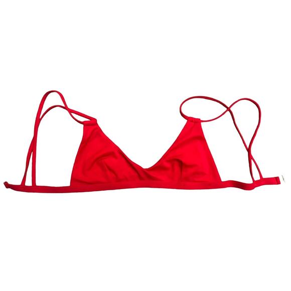 Missguided Bikini Top Red Size 2 NWT - Picture 2 of 12